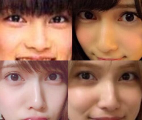 入山杏奈の鼻