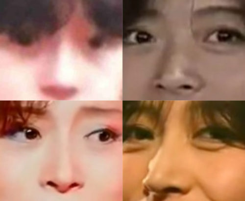 中森明菜の鼻