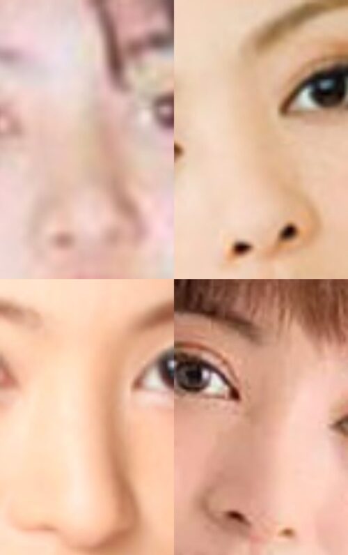 岩佐真悠子の鼻